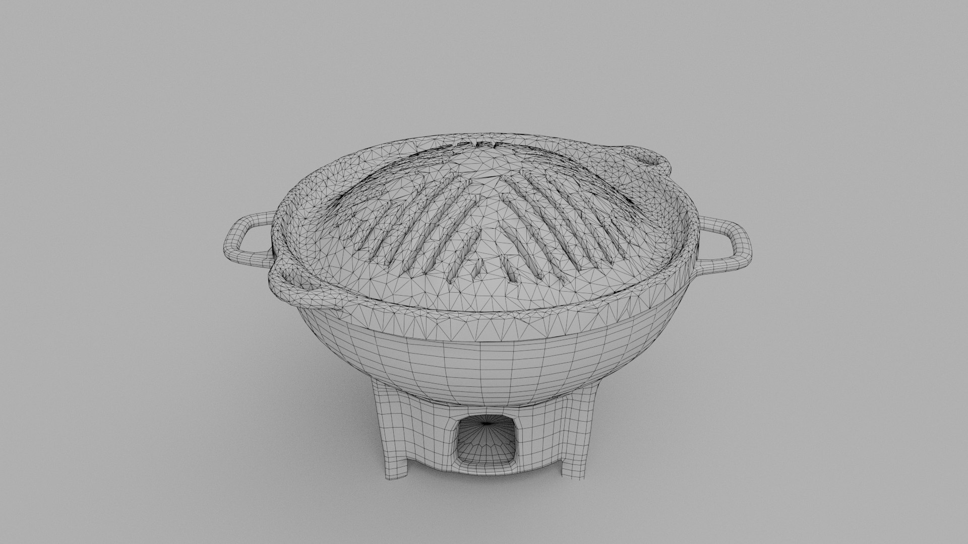 Genghis Khan Barbecue Grill 3D https://p.turbosquid.com/ts-thumb/Qb/UkIMG2/oM/wire/png/1756498083/1920x1080/fit_q87/b5033b47631aeafc57981656466ebf11f45c8516/wire.jpg