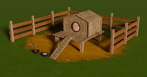Cat House 3D model