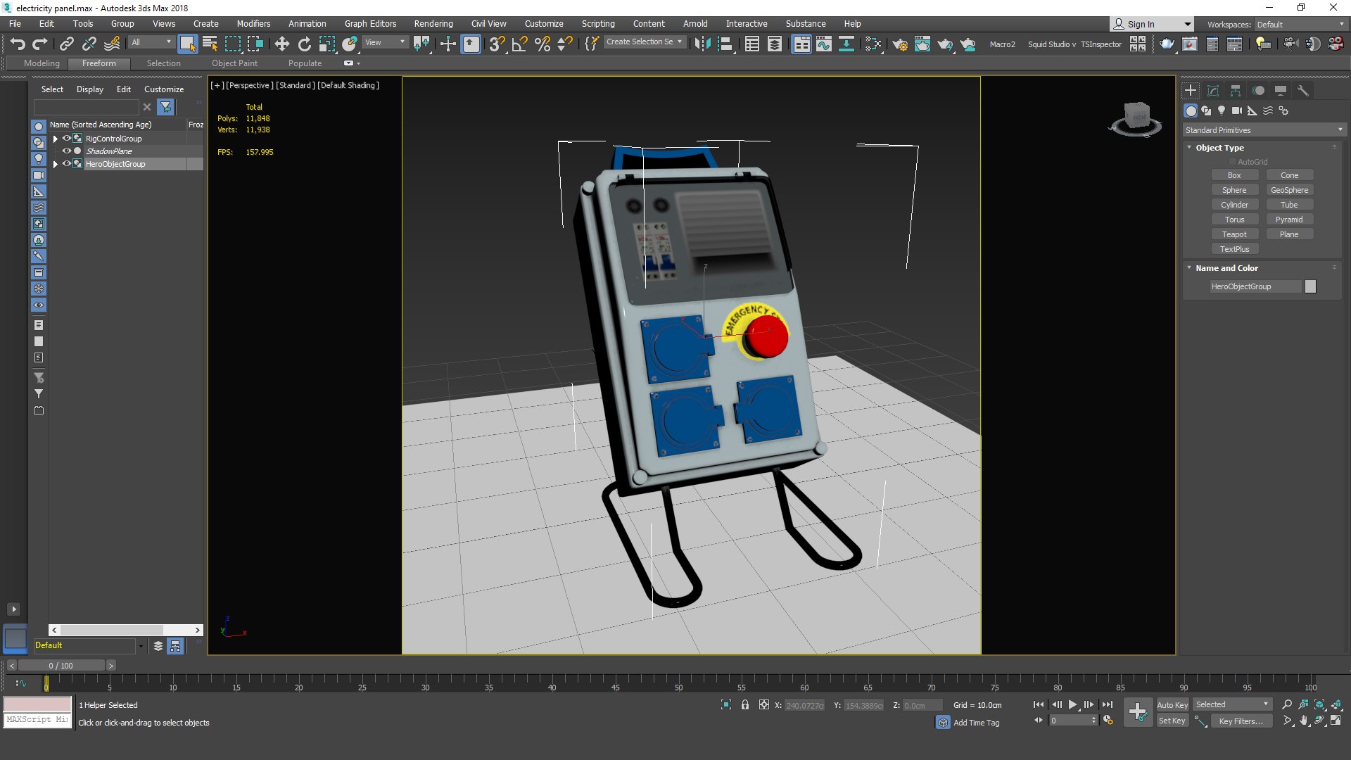 Electric Panel 3D - TurboSquid 1468359
