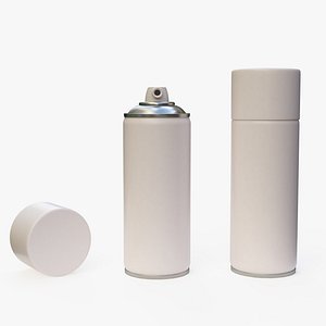 3D Spray Paint Can model