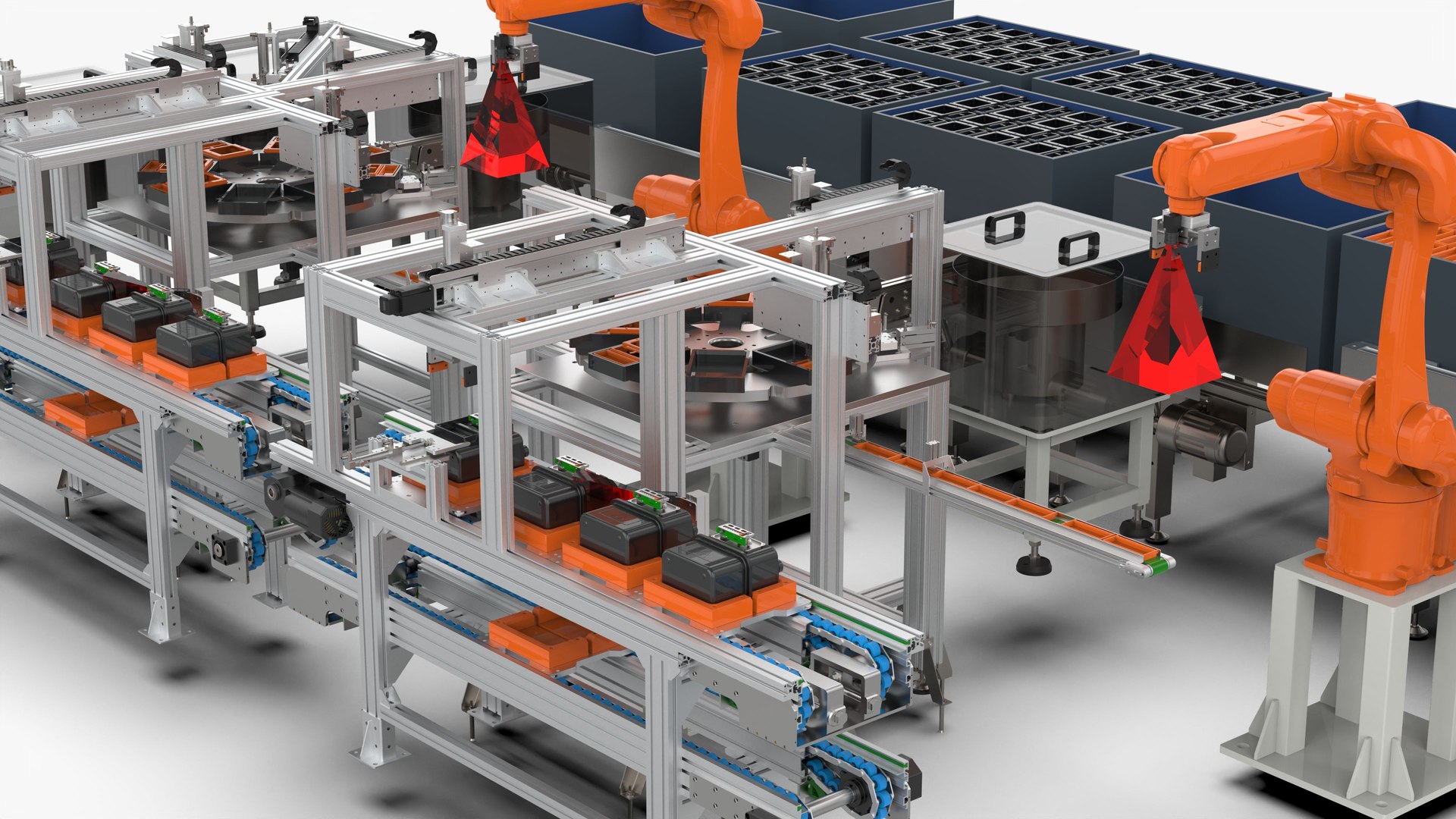 Fully Automatic Electric Meter Control And Upper Shell Assembly Line 3D ...