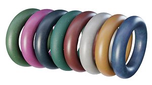 collection 9 colors sports equipment round wrist hand trainer 3D model