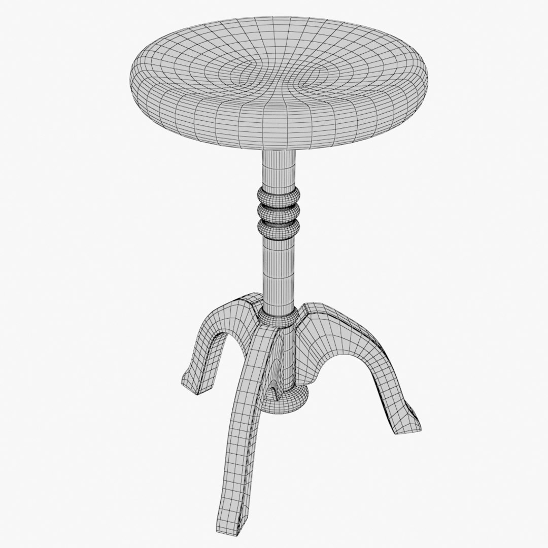 Stool model - TurboSquid 1163286