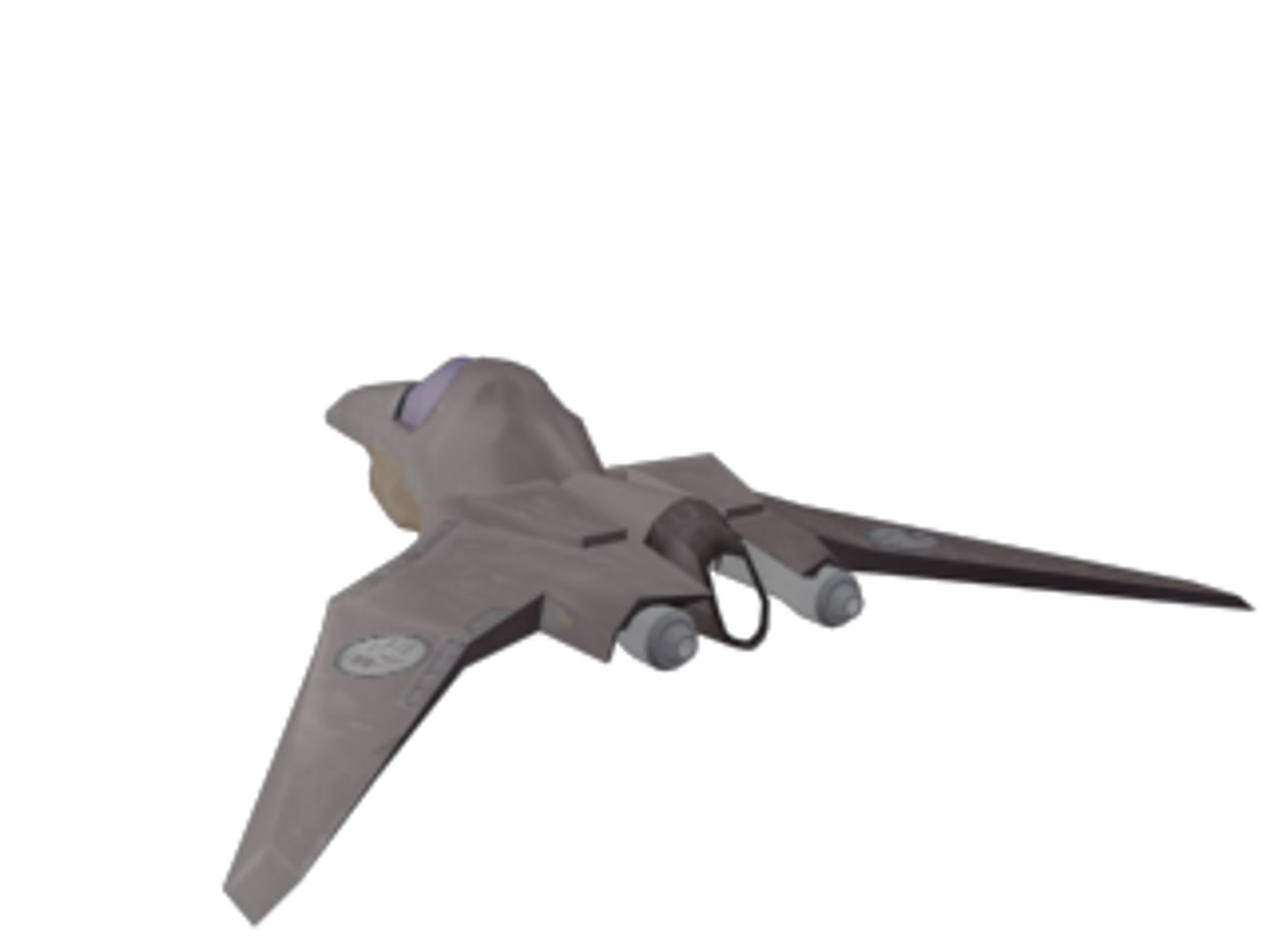 mini jet fighter 3d model