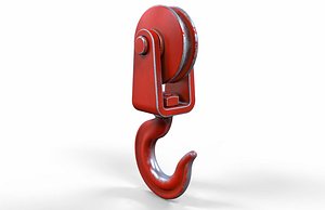 Old Red Crane Hook