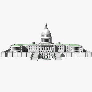 3d model united states capitol building