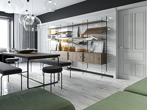 room interior environment 3D model