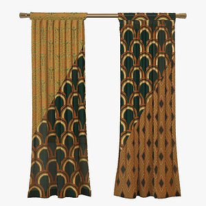 Curtain Animated Artdeco