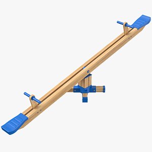 3D Playground Seesaw 02