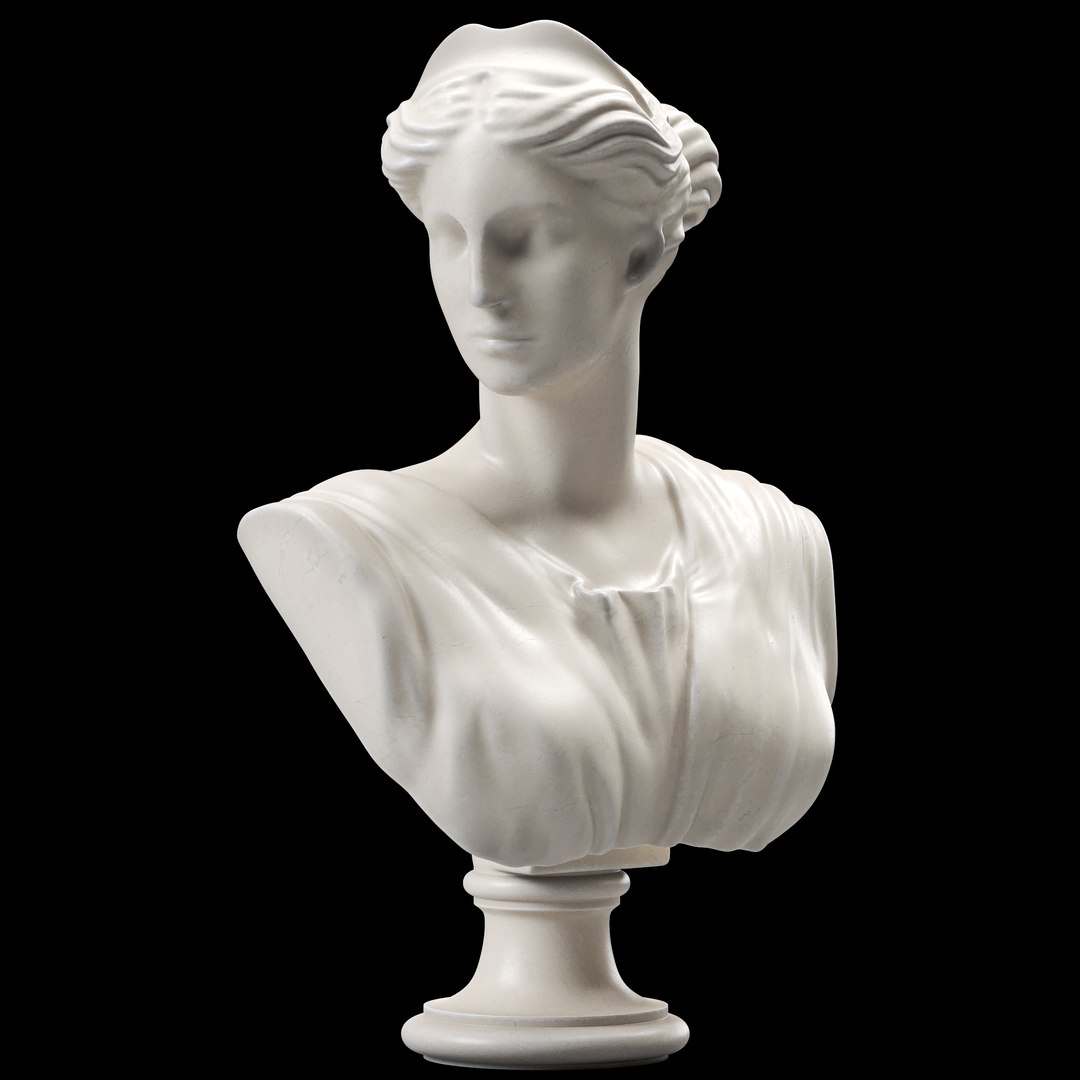 Artemis Bust Ancient Greek Goddess Of Hunt 3D Model - TurboSquid 1721120