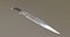 3D model sword zombie