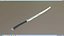 3D model sword zombie