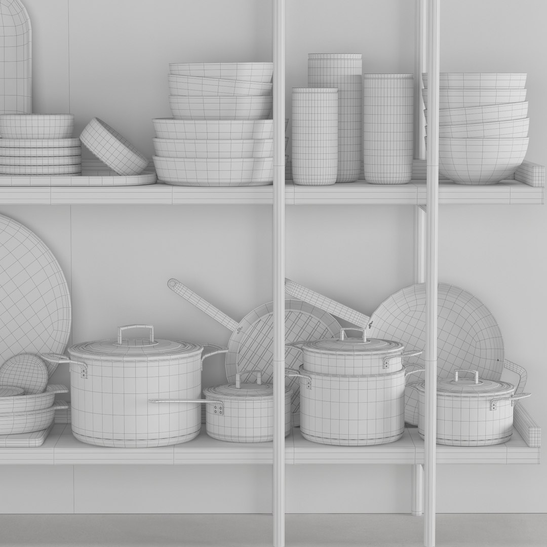 Kitchenware Tableware 20 Model TurboSquid 1658982