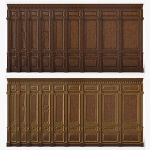 Wooden panels 03 08 model