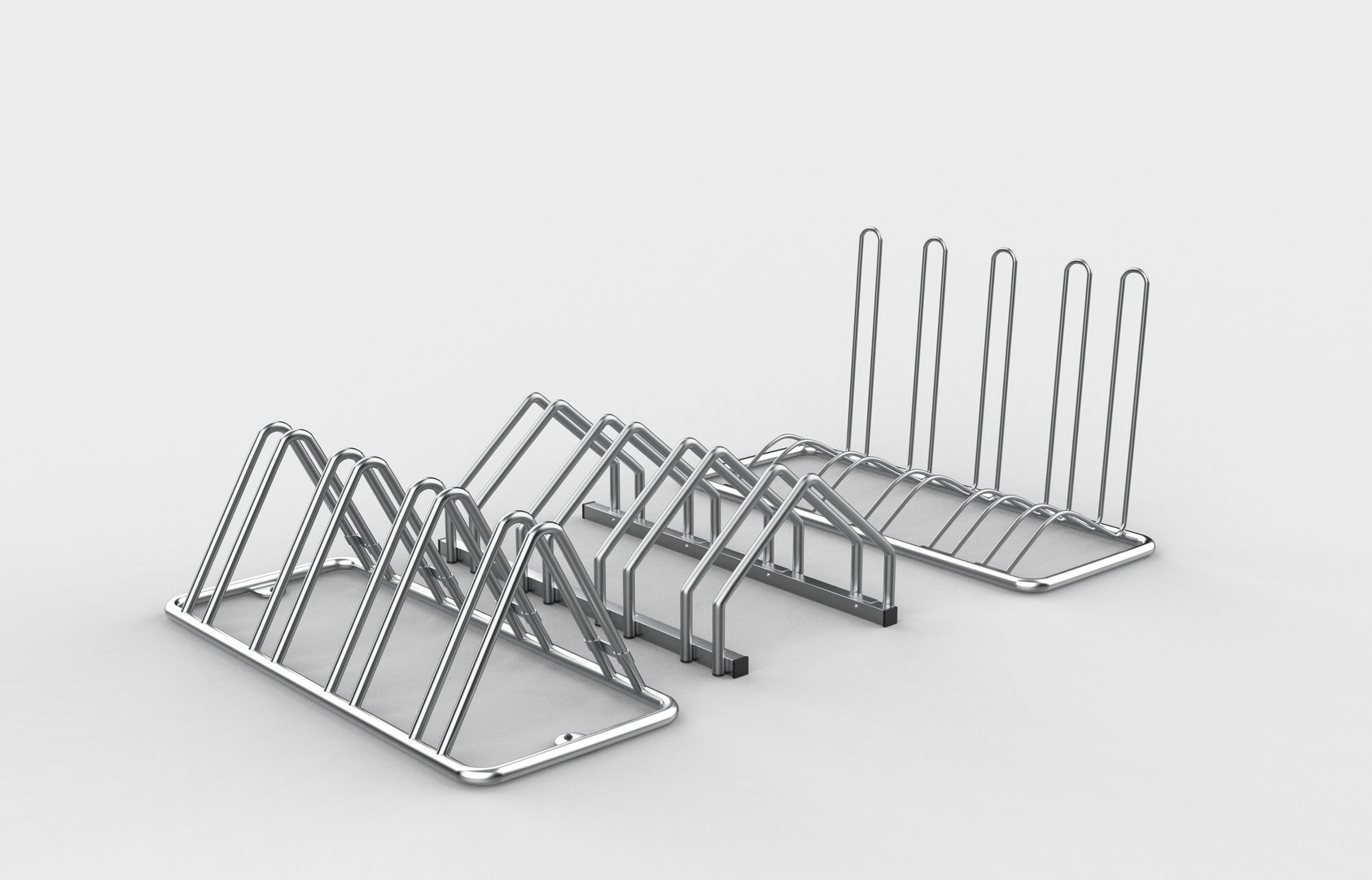 3D Bike Rack 3D Model - TurboSquid 2467584