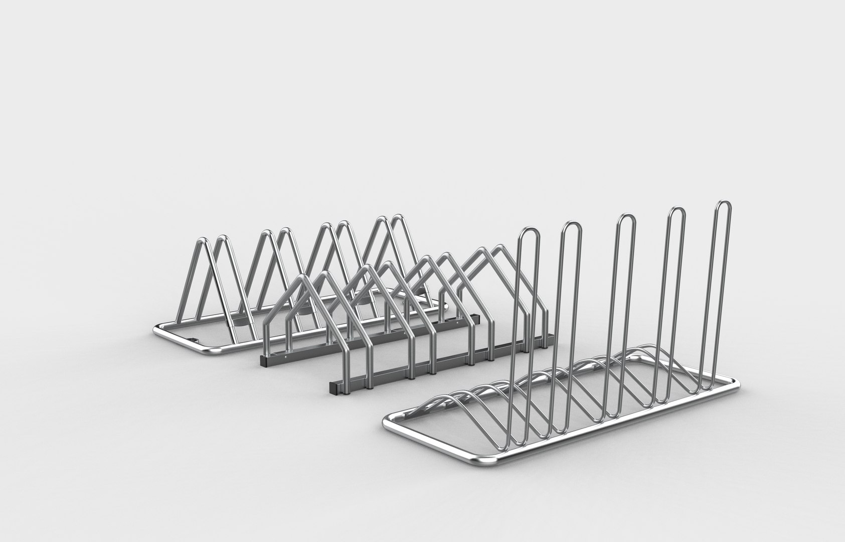 3D Bike Rack 3D Model - TurboSquid 2467584