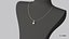 Display Stand for Beads Necklaces Pendant Neck Mannequin Jewelry 3D Model