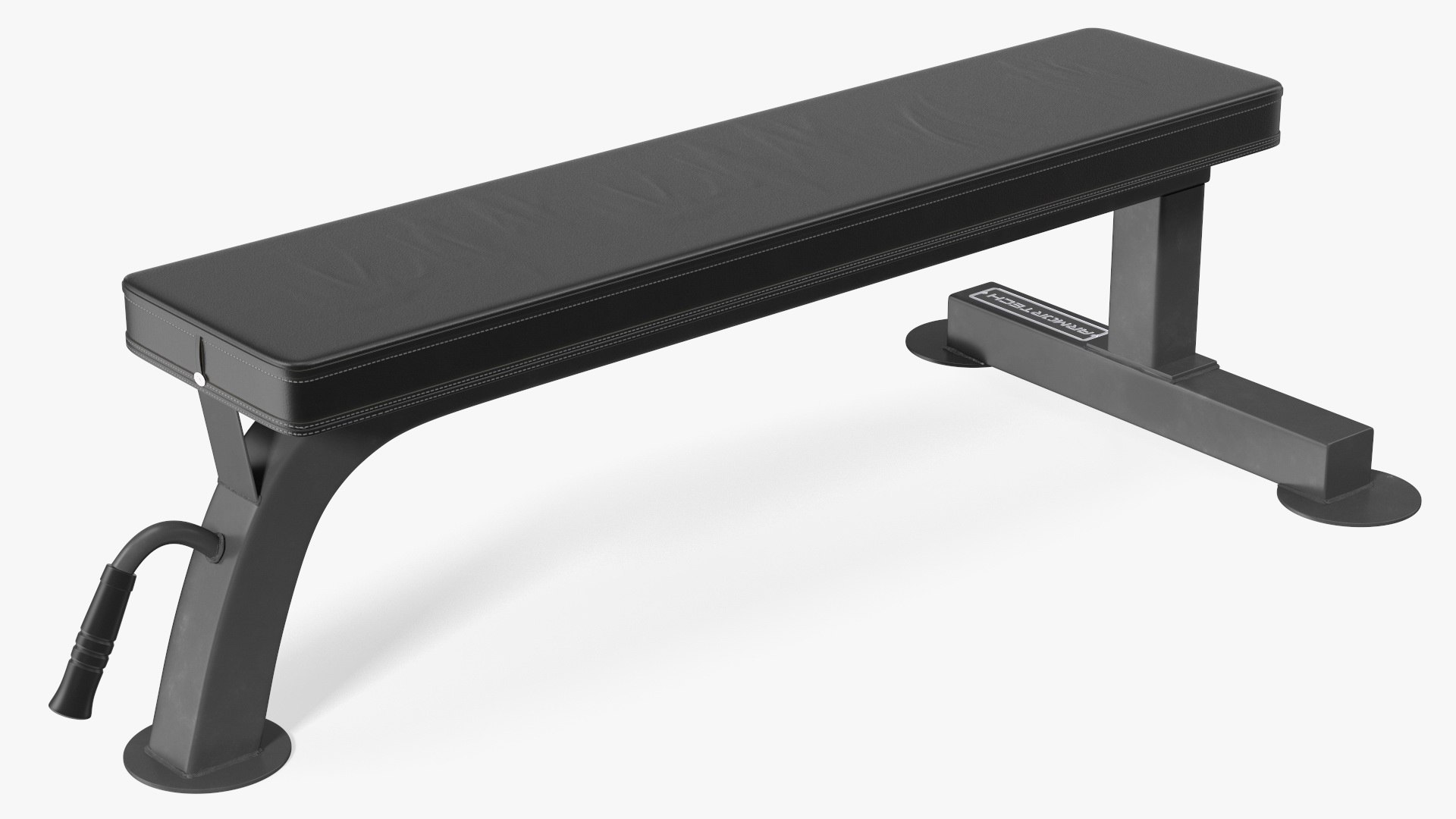 Sport Bench Black 3D model preview