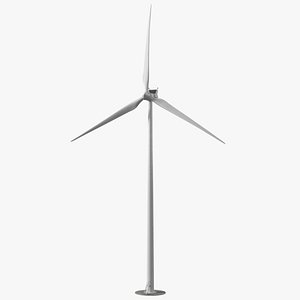 3D Vestas Horizontal Axis Wind Turbine model