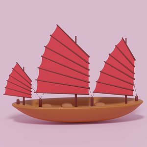 Asian Junk Ship