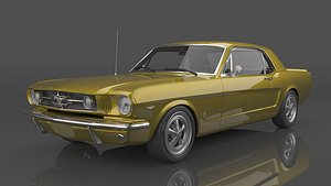 1965 Ford Mustang GT Coupe model
