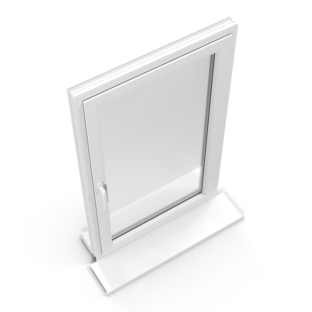 3d model plastic window