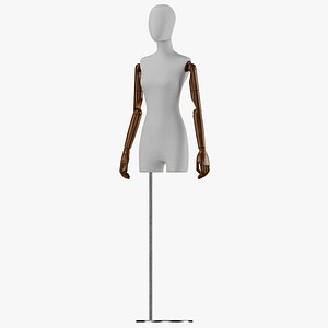 3D Sewing Female Mannequin 04 model