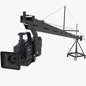 Camera Crane with Full HD Camcorder Sony