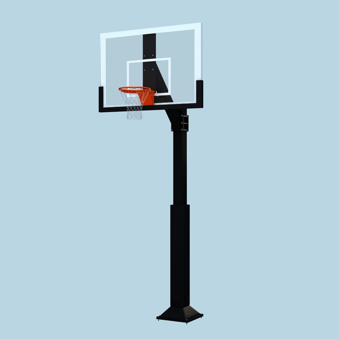 Basketball Hoop PBR 3D Model - 3D Models World