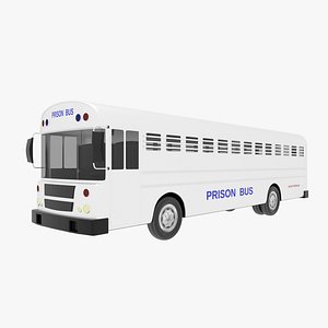 3D model Prison Bus
