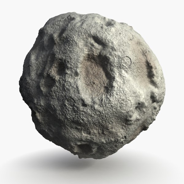 3d model of asteroid comet meteor