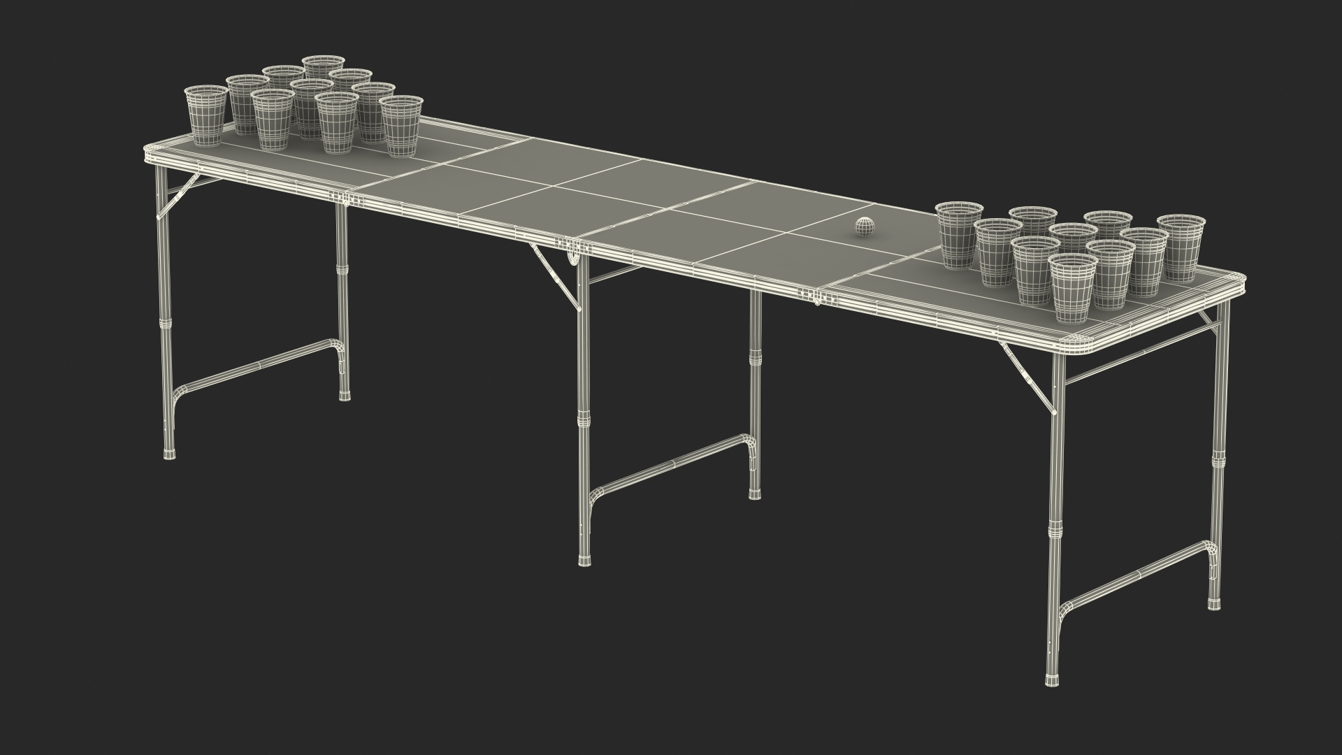 Beer Pong Folding Table