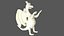 Cartoon Dragon V2 3D model