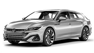 3D Volkswagen Arteon Shooting Brake 2021