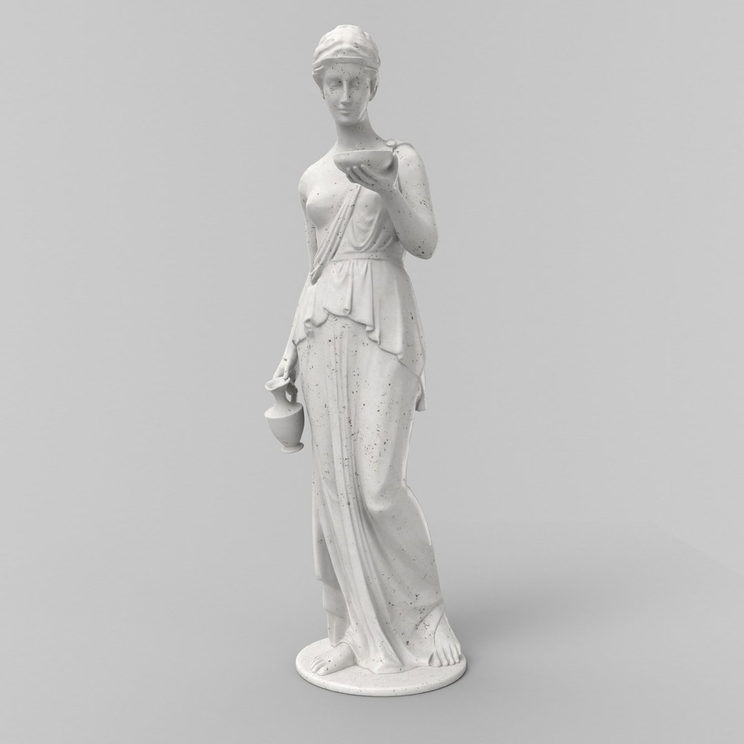 White Granit Hebe 3D model - TurboSquid 1905990