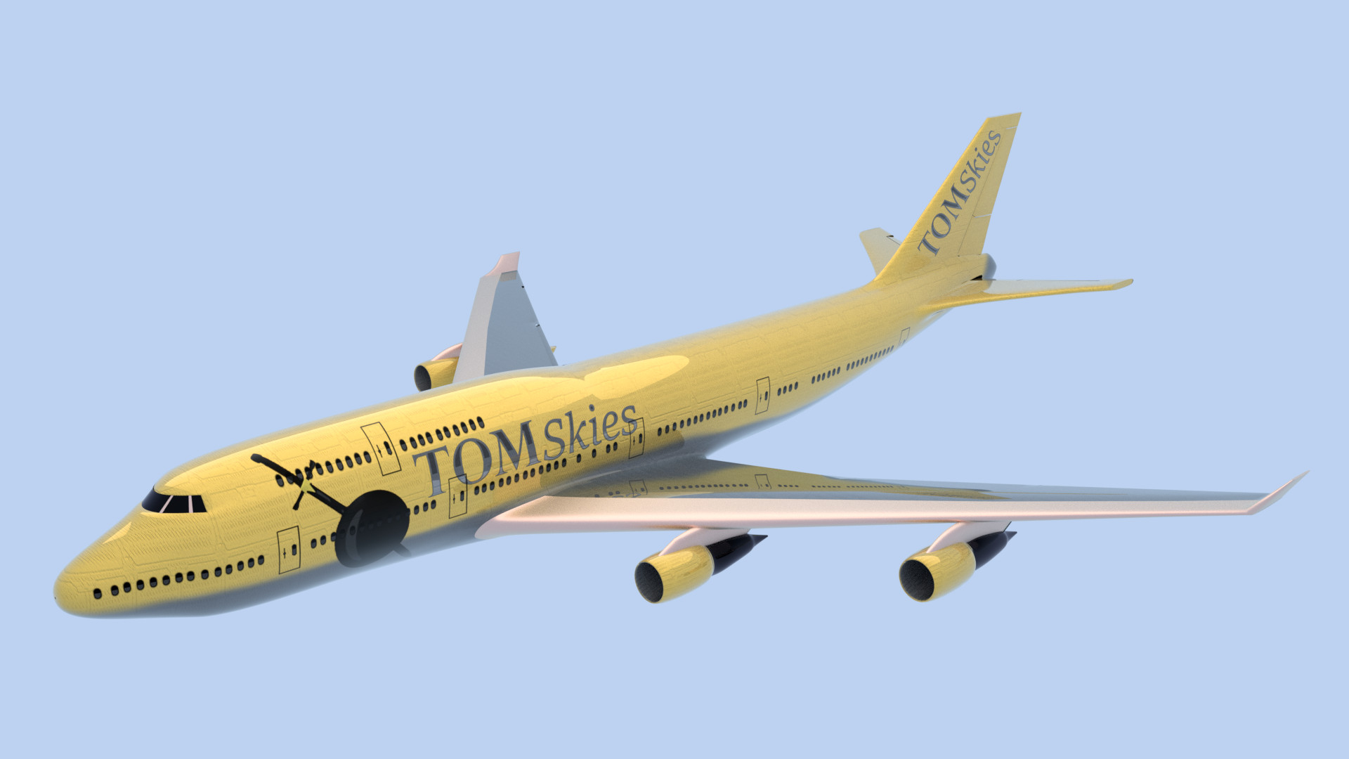 Free blender airplane 3D model TurboSquid 1282968
