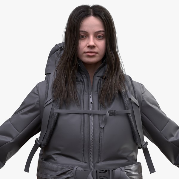 Woman - Hiking Outfit 3D model