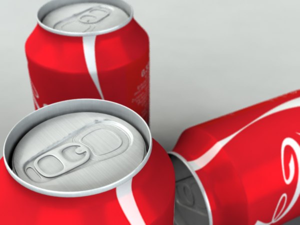 3D модель Сода может - TurboSquid 494614