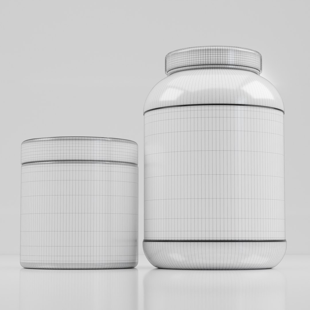 Supplement Bottle Packaging 3D - TurboSquid 2229186