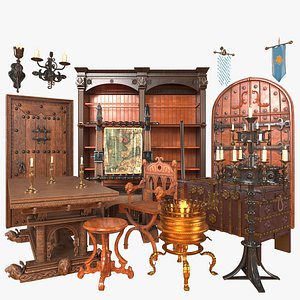 3D model medieval pack