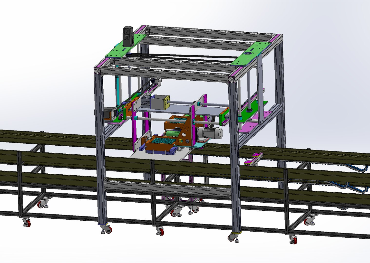 3D Automatic Production Line For Battery Pack Electrode Welding ...