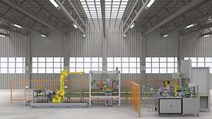 Automatic production line for battery pack electrode welding