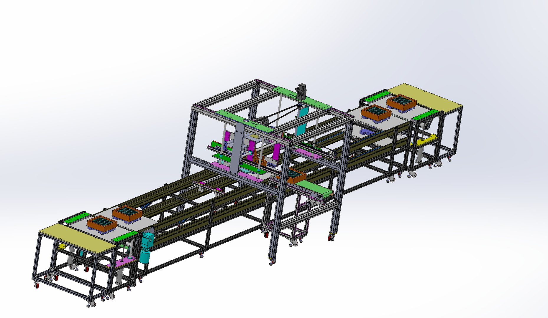 3D Automatic Production Line For Battery Pack Electrode Welding ...