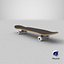 skateboard scanline ready model