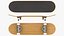 skateboard scanline ready model