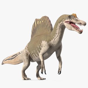Spinosaurus Aegyptiacus Yellow Basic Pose 3D