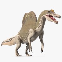 Spinosaurus Aegyptiacus Yellow Basic Pose