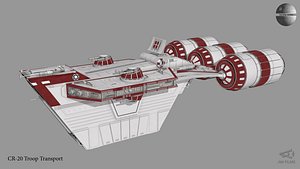 3D model space transport cr-20