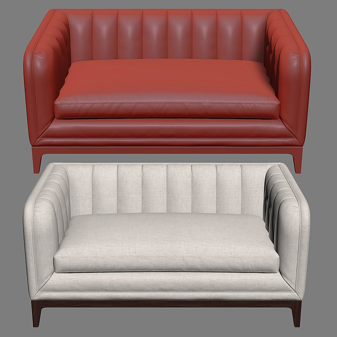 3D ebony tufted model - TurboSquid 1674128