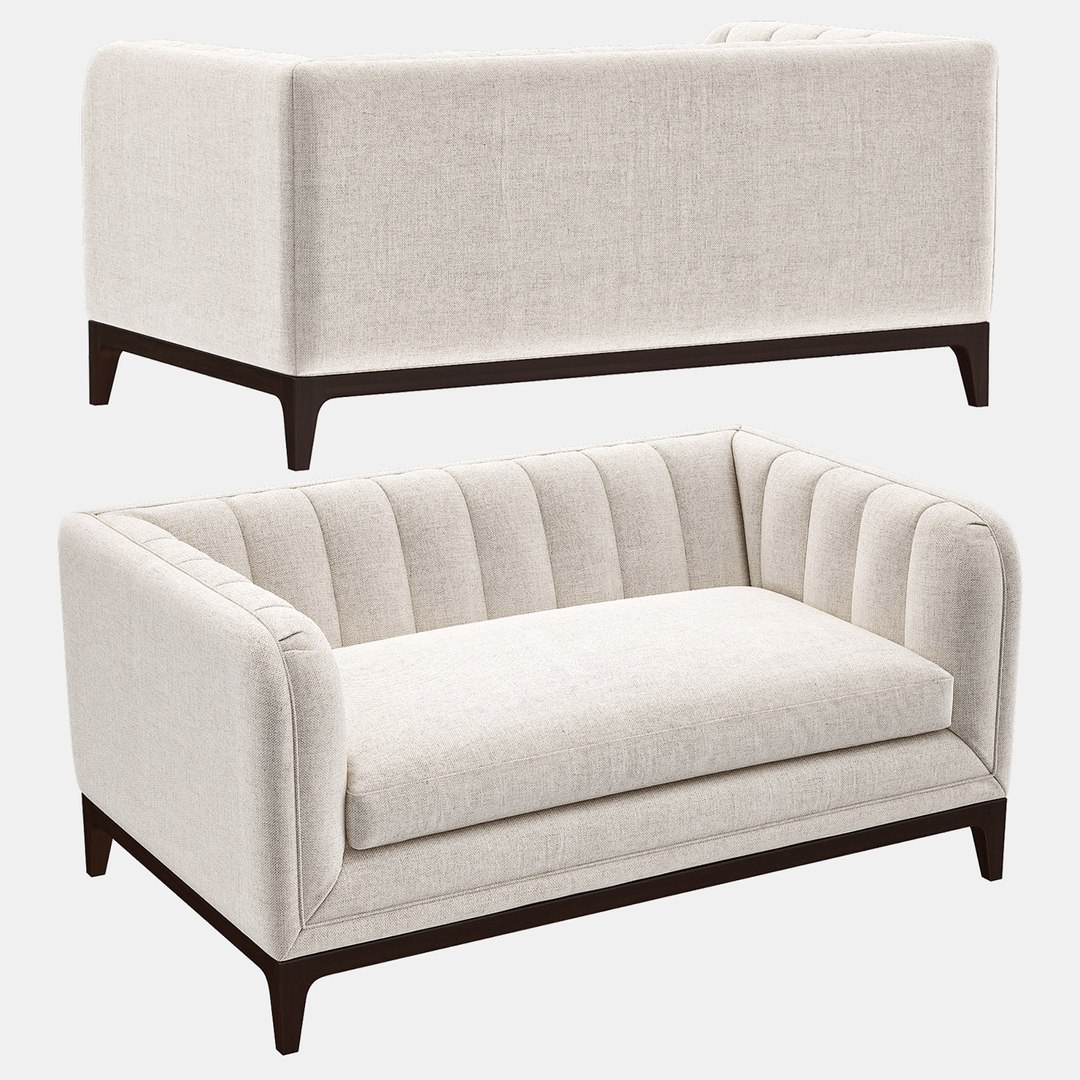 3D ebony tufted model - TurboSquid 1674128
